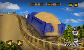 Bau Kran Hügel Treiber 3D Game Screenshot 2