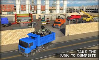 Tugurio camion trituradora - Dump Truck Crusher 3D captura de pantalla 3