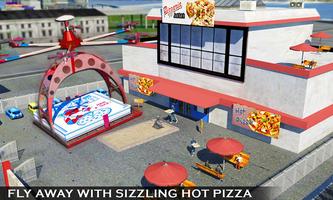 Pizza entrega zángano juego 3D Poster