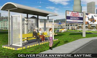 Pizza entrega zángano juego 3D captura de pantalla 1