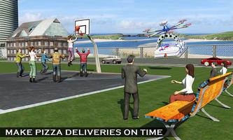Pizza entrega zángano juego 3D captura de pantalla 2