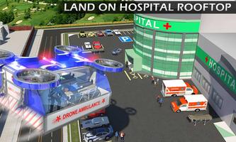Copter Car Ambulance Sim 3d screenshot 2