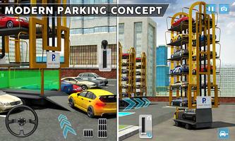 Multi-Level Smart Car Parking: Car Transport Games poster