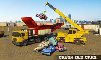 Crusher Crane Excavator Sim پوسٹر