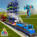 Robot Auto Transformación Tren APK