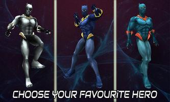 Multi Panther SuperHero City Crime Battle poster