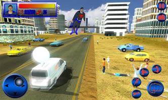 Super Flying Man: Mission de sauvetage de la ville capture d'écran 2