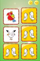 Birds Memory Card - Kids Game capture d'écran 1