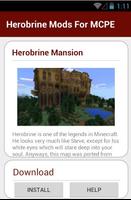 Herobrine Mods For MCPE capture d'écran 3