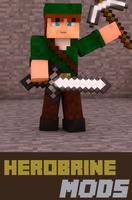 Herobrine Mods For MCPE Affiche