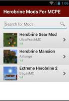 Herobrine Mods For MCPE syot layar 1