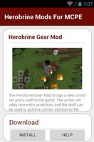 Herobrine Mods For MCPE syot layar 2