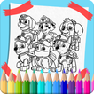 Kids Paw Coloring