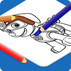 Paw Coloring Kids 图标