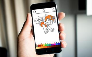 Paw Coloring Kids 포스터