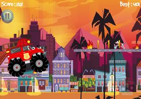 Paw Fire Truck Racing Games Free Patrol capture d'écran 2