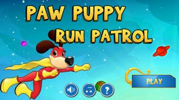 Paw Puppy Run Patrol Affiche