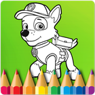 Kids Coloring for Paw Pups ikon