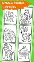 Kids Coloring for Paw Pups screenshot 1