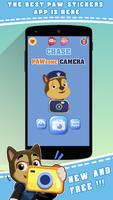 Poster chase puppy camera : stickers for Paw Patrol