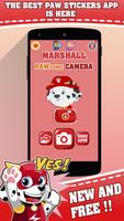Marshall Pawsome Camera Patrol : Sticker and Emoji Affiche
