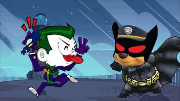 Paw Joker Man Bat Patrol-poster