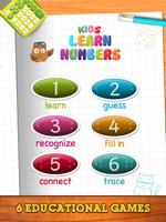 Poster Kids Learn Numbers Pre-K 123