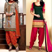 Patiala Shahi Suit design โปสเตอร์