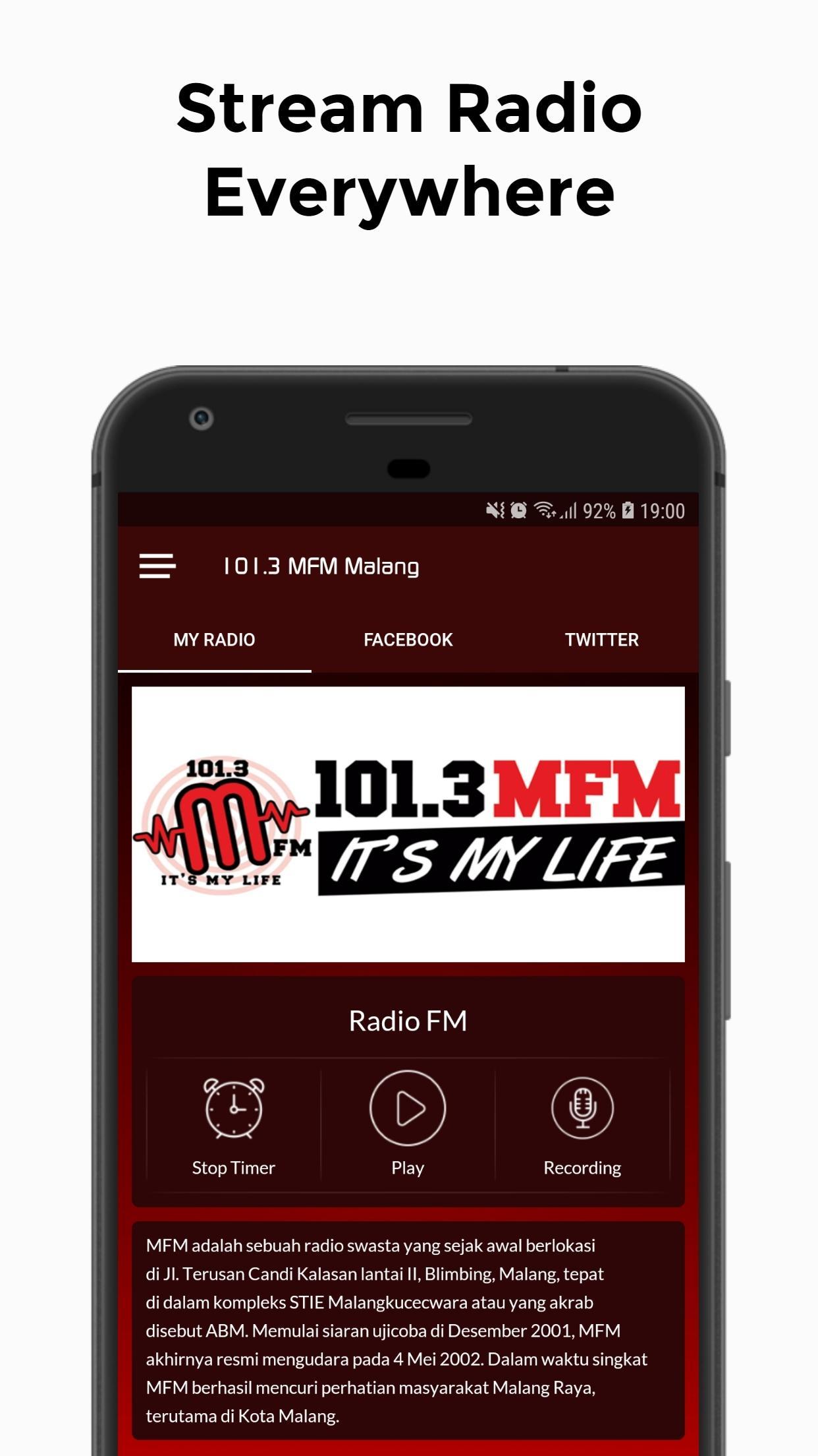 MFM 101.3 Malang - Radio Streaming APK for Android Download