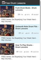Free Drum Lessons スクリーンショット 1
