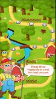 Match 3 Farm Animal Fun For Kids Affiche