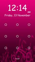 Pink Pattern Screen Lock poster