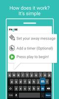 PAUSE Reply Messenger Cartaz