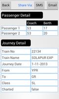 برنامه‌نما Train PNR عکس از صفحه