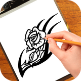 How to Draw Flower Tattoo icône