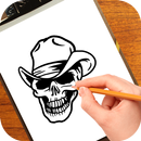 How to Draw Skulls Tattoo-APK