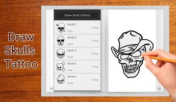 How to Draw Skulls Tattoo capture d'écran 1