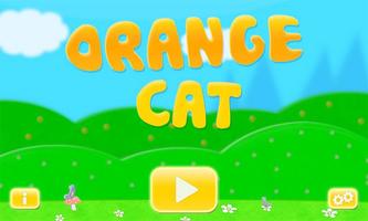 Orange Cat الملصق