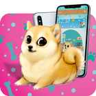 Cute Dog Paw Theme ikona