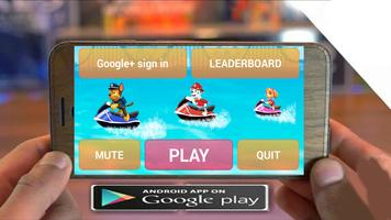 Paw Ryder Jetski Patrol Race 2 syot layar 2