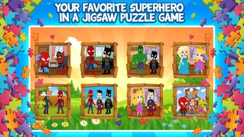 Spider Patrol Superhero Jigsaw Puzzle - Kids Game poster