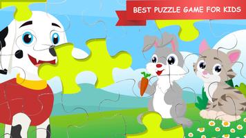 PAW Puppy Animal Puzzle الملصق