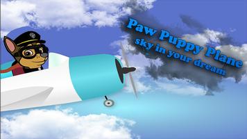 paw puppy plane-poster