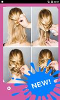Hairstyles Step By Step - Offline Affiche