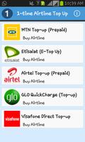 1-time Airtime الملصق