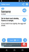 Italian word of the day poster