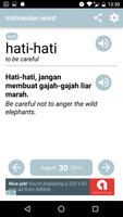 Indonesian word poster