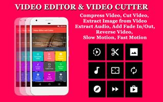 Free Video Editor - Cut, Compress, No watermark постер