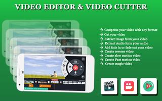 Free Video Editor - Cut, Compress, No watermark capture d'écran 1