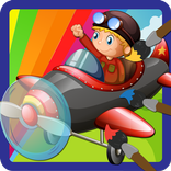 Air-Planes Coloring Pages. Painting Game.